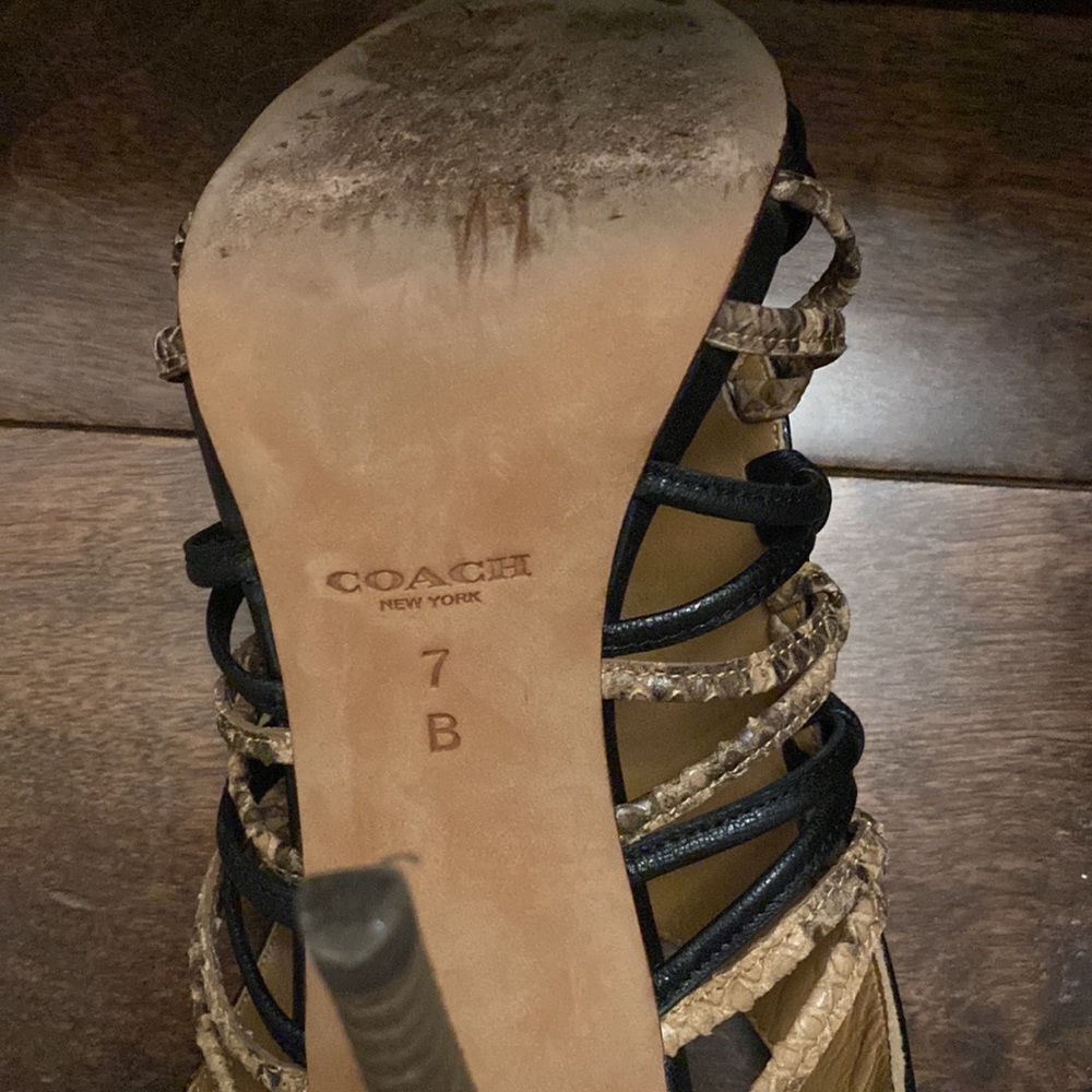 Coach leather heels - Picture 5 of 5